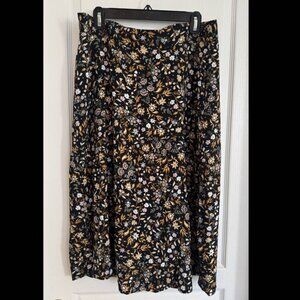Croft & Barrow floral skirt L